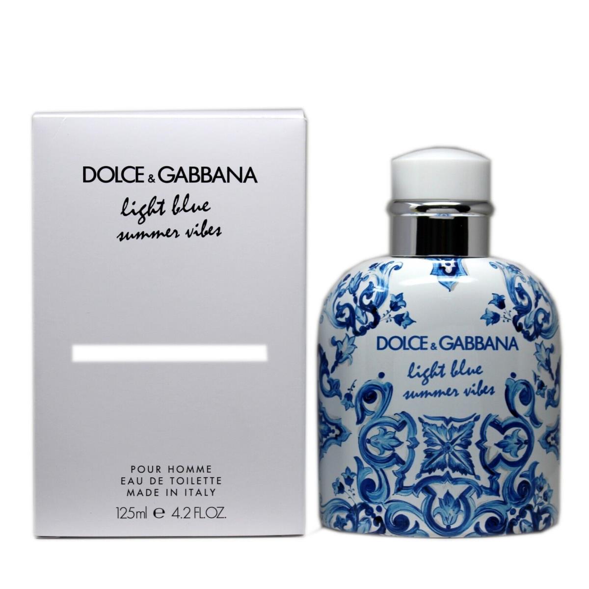 Dolce Gabbana Light Blue Summer Vibes Men Eau DE Toilette Spray 125ML T