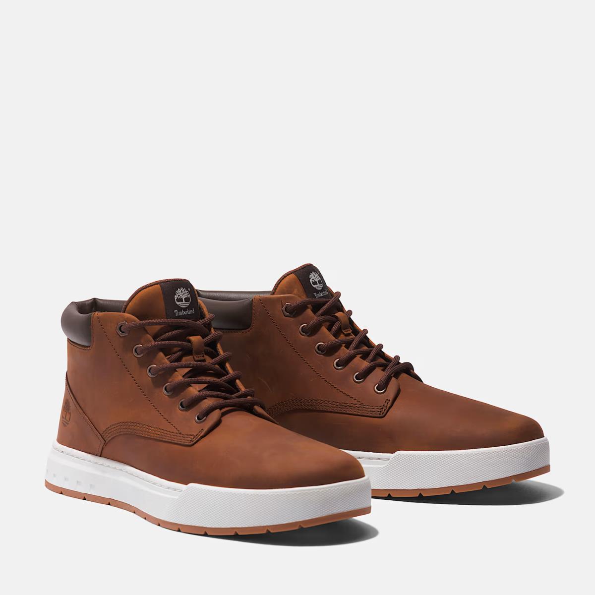 Timberland Maple Grove Mid Lace Sneaker Brown