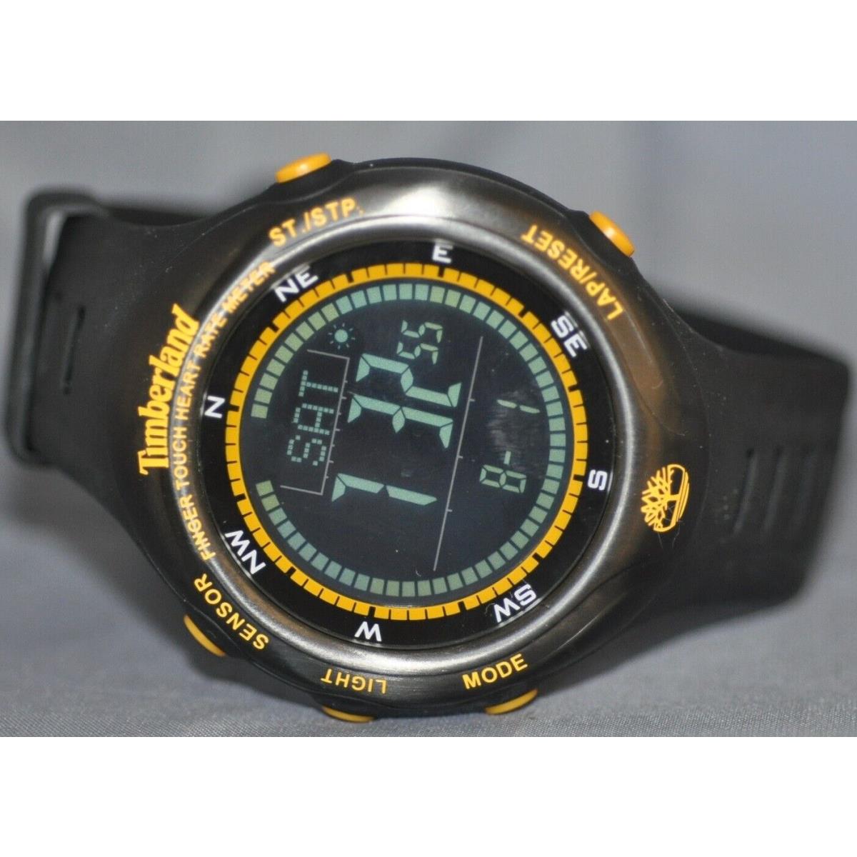 Timberland Men`s Washington Digital Dial Black Rubber Watch 13386JPBU/02