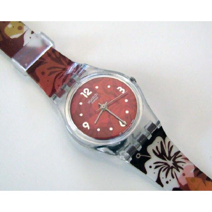 Your Next Holidays Ladies/girls Gorgeous Red Hibiscus Floral Swatch Mint-rare