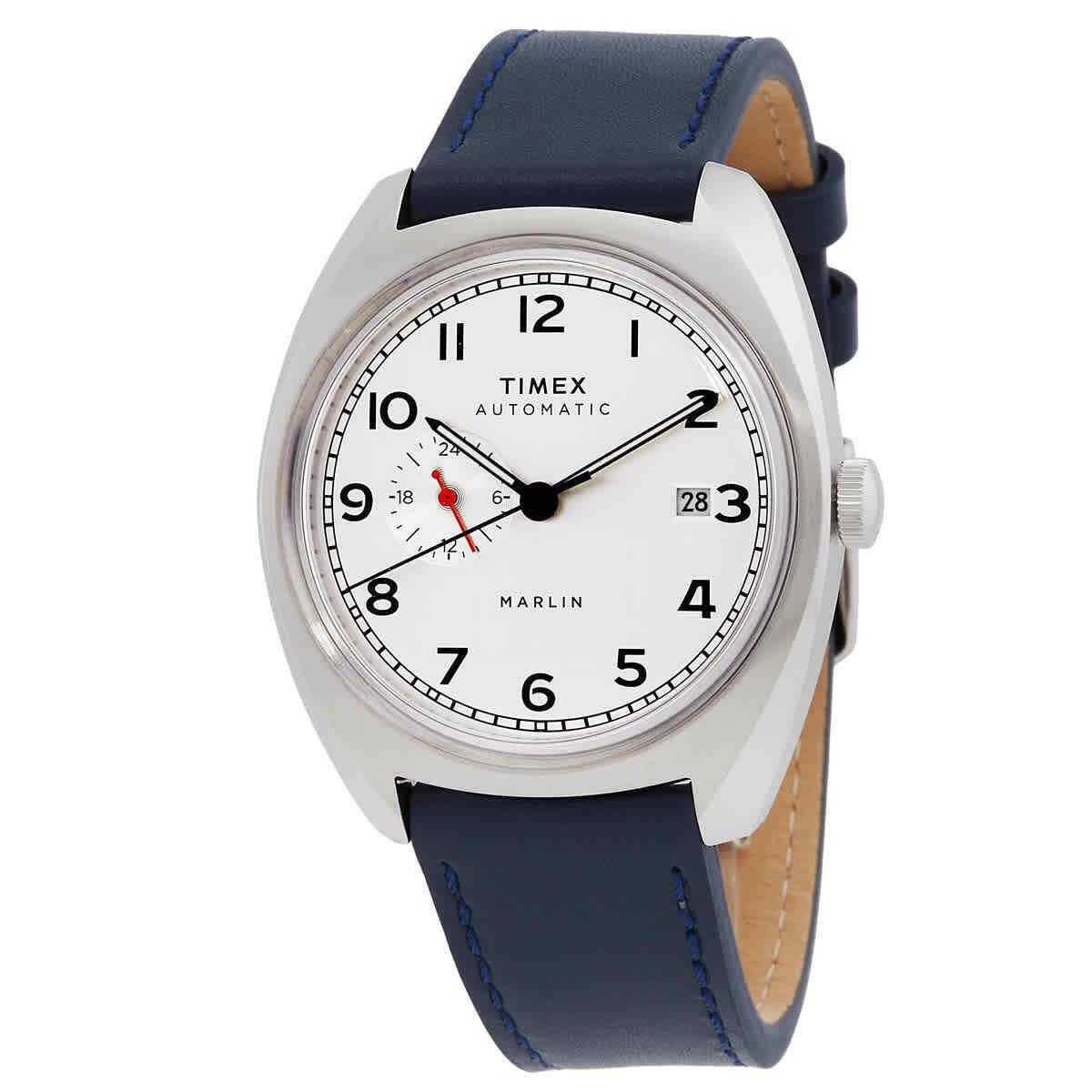 Timex Marlin Automatic Silver Dial Men`s Watch TW2V61900V3