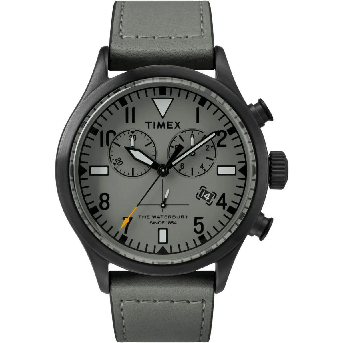 Timex TW2R13200 Todd Snyder Waterbury Chrono Mens Watch Grey