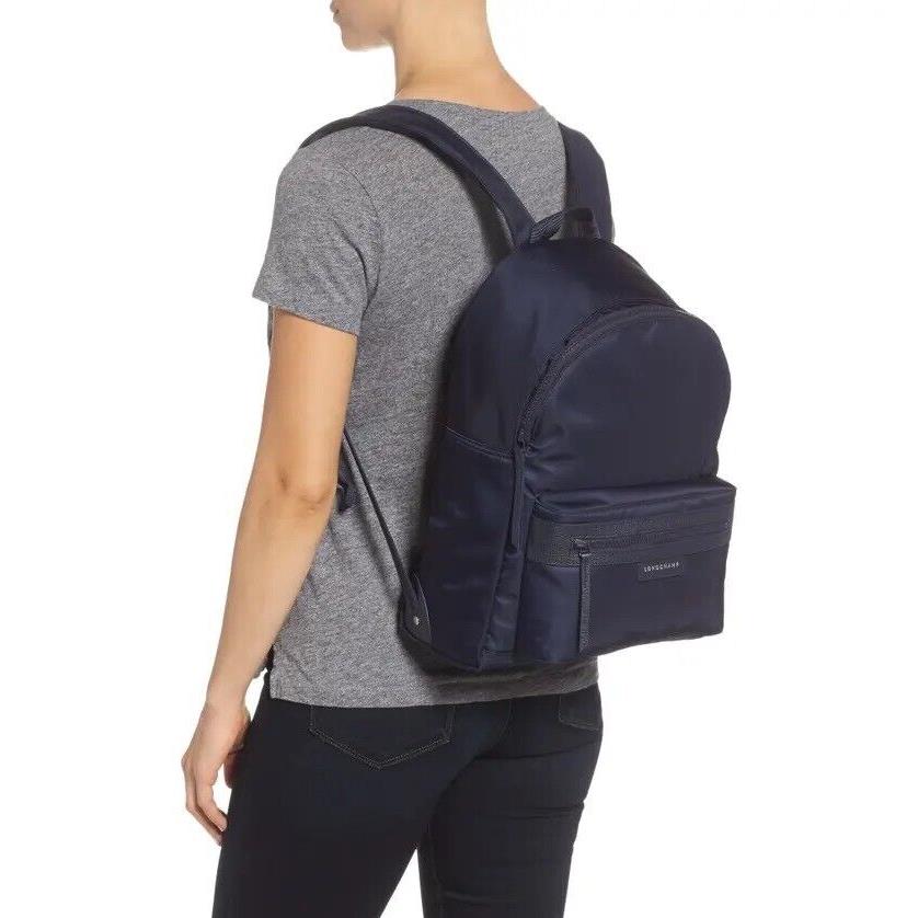 Longchamp Le Pliage Neo Nylon Classic Backpack Navy Blue