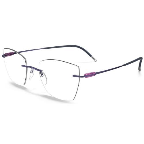 Silhouette Eyeglasses 5561 LE Purist 56/17/140 4040 Vigorous Berry 5561/LE-4040