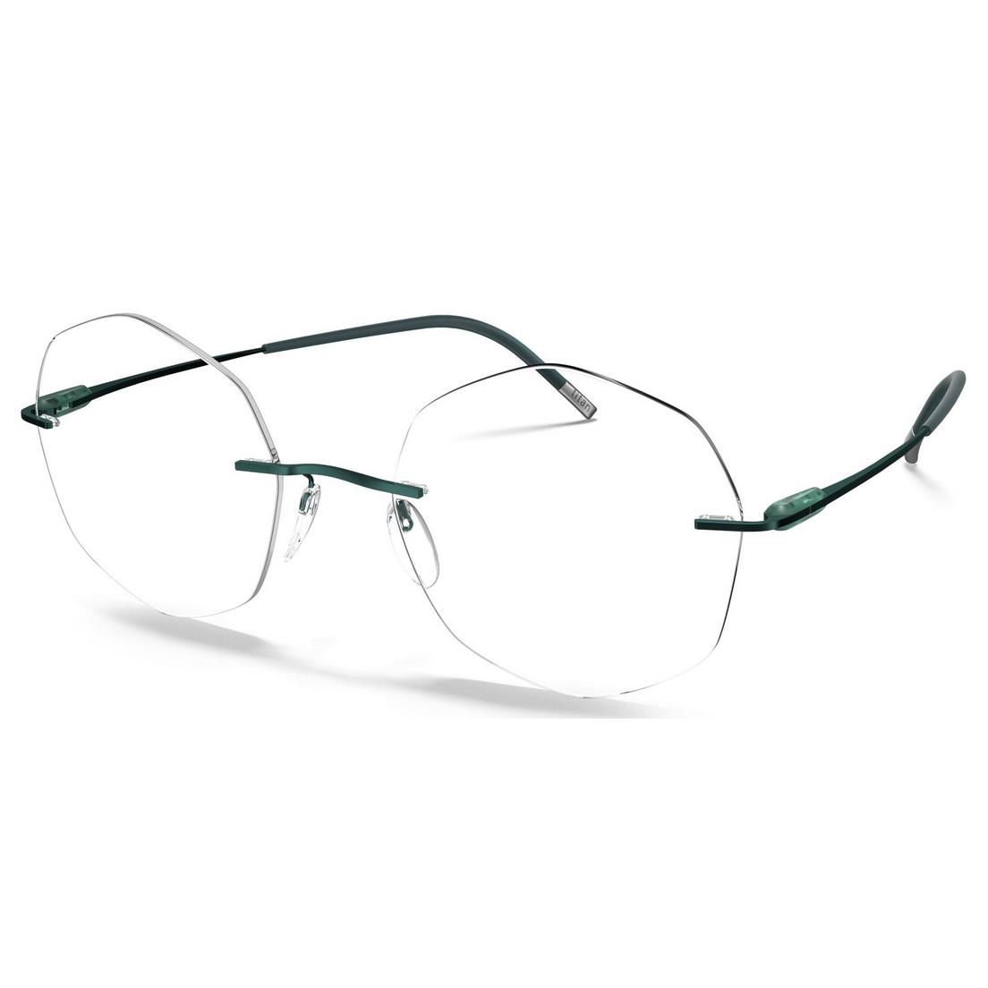 Silhouette Eyeglasses 5561 LH Purist 55/17/135 5540 Serene Green 5561/LH-5540