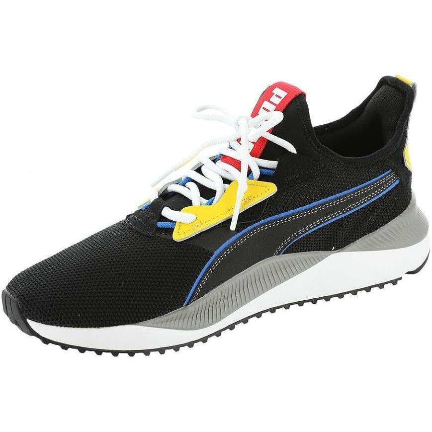 Men`s Puma Pacer Future Street Wip Black-black-yellow Sizzle 391308 06 - Black-Black-Yellow Sizzle