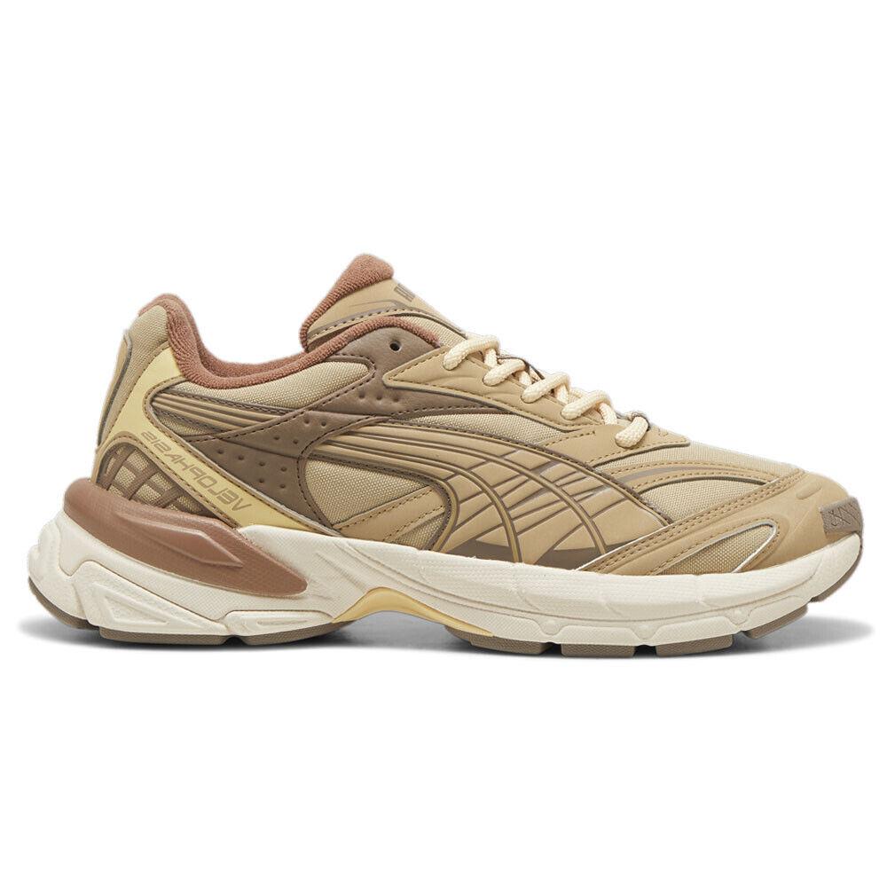 Puma Velophasis Earth Lace Up Mens Beige Sneakers Casual Shoes 39590901 - Beige