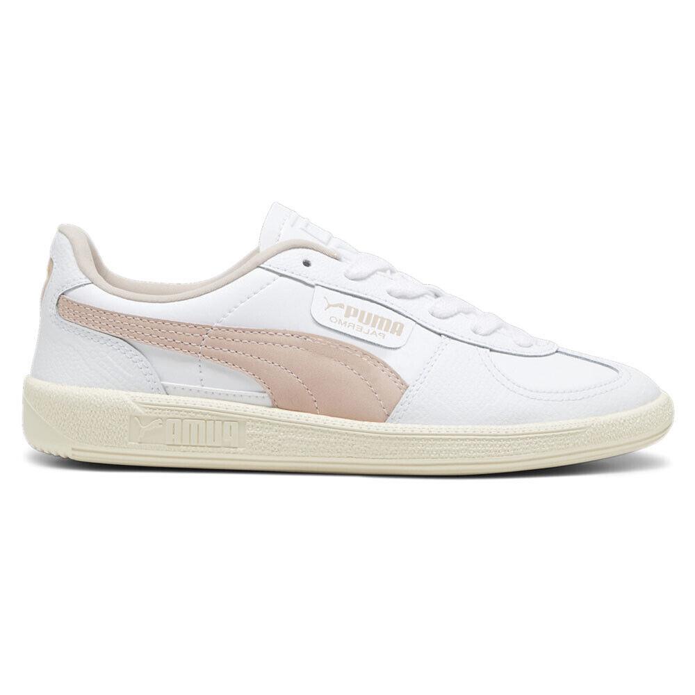 Puma Palermo Fs Lace Up Womens White Sneakers Casual Shoes 39638501 - White