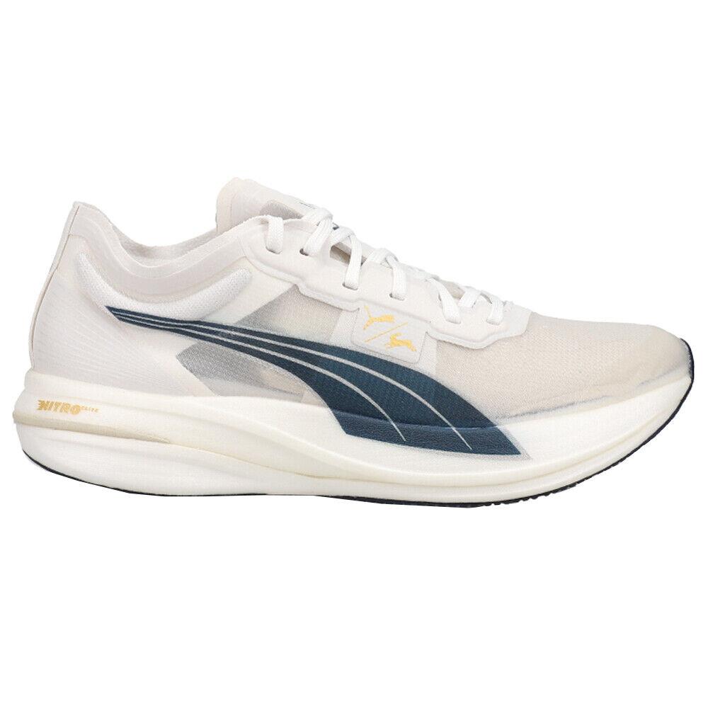 Puma Tracksmith X Deviate Nitro Elite Racer Running Womens Off White Sneakers A - Off White