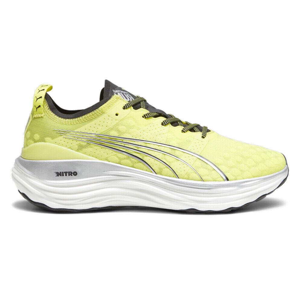 Puma Foreverrun Nitro Running Mens Yellow Sneakers Athletic Shoes 37775715 - Yellow