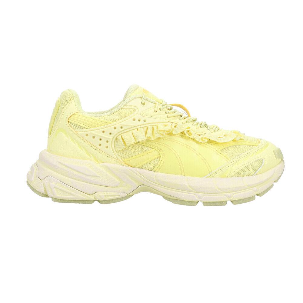 Puma X Cs Velophasis Vintage Lace Up Womens Yellow Sneakers Casual Shoes 399586 - Yellow