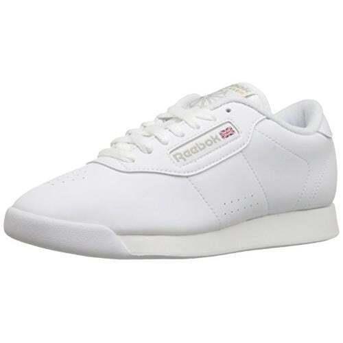 Reebok Womens Princess Sneakers White Size 7 Comfortable Classic Athletic