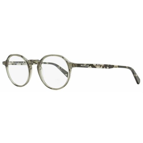 Moncler Oval Eyeglasses ML5120 001 Transparent Gray 47mm