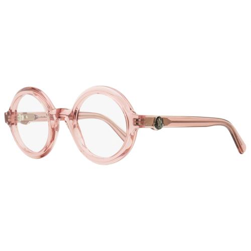 Moncler Round Eyeglasses ML5194 072 Transparent Rose 48mm