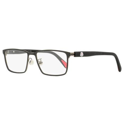 Moncler Rectangular Eyeglasses ML5163H 002 Matte Black 55mm