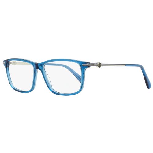 Moncler Rectangular Eyeglasses ML5205 090 Transparent Blue 54mm