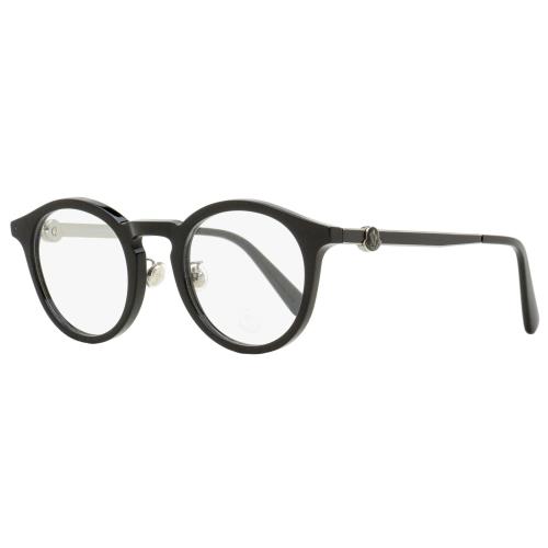 Moncler Round Eyeglasses ML5175H 001 Black 49mm