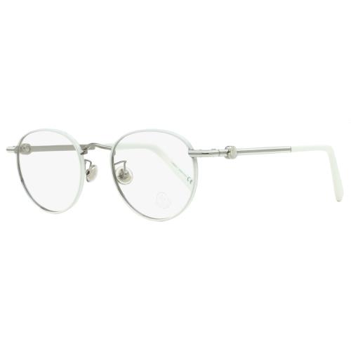 Moncler Oval Eyeglasses ML5204H 021 White 48mm