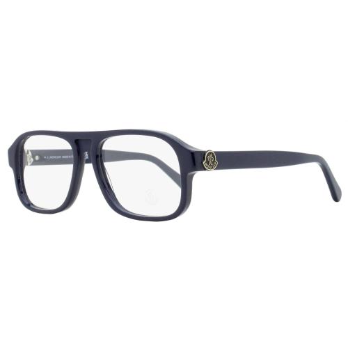 Moncler Rectangular Eyeglasses ML5198 090 Blue 54mm