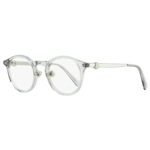 Moncler Round Eyeglasses ML5175H 020 Transparent Gray 49mm