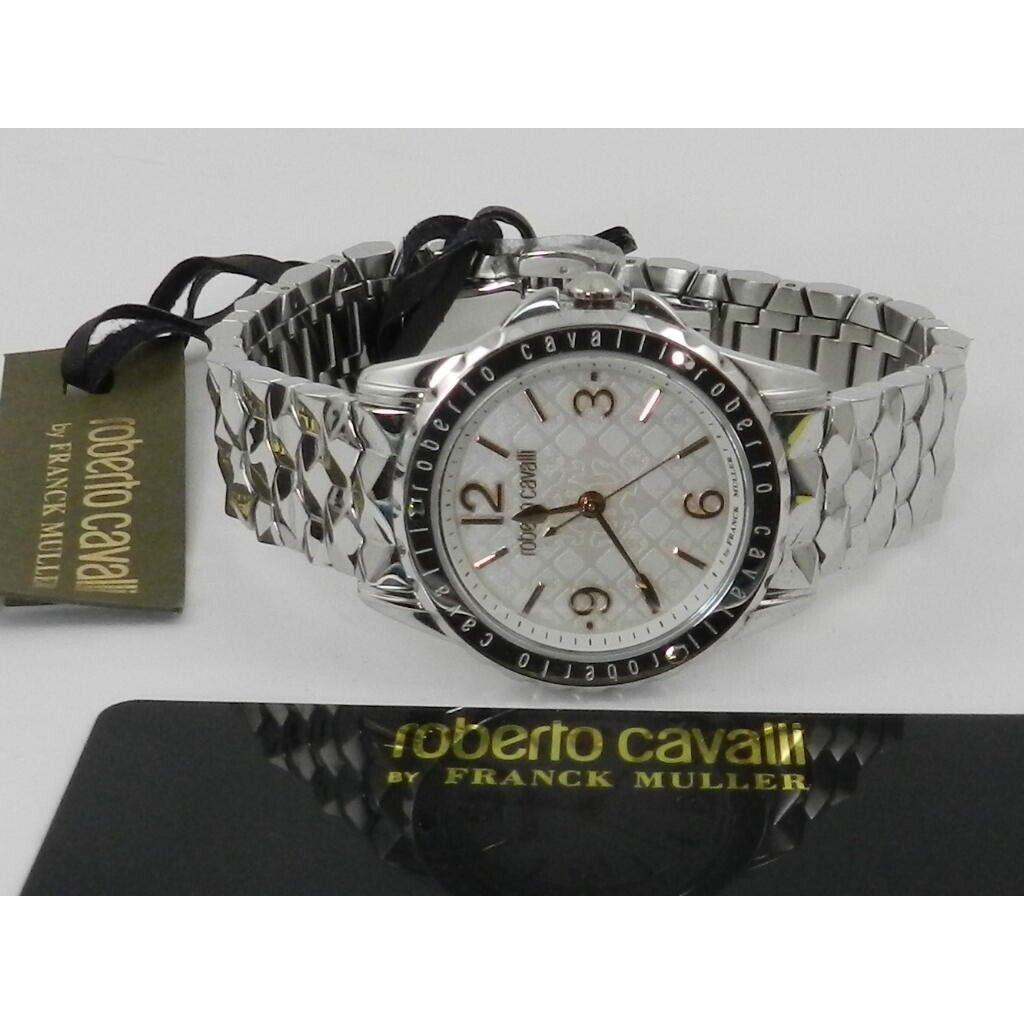 Cavalli Class by Roberto Cavalli Stainless Steel Mother-of-pearl Bracelet Watch