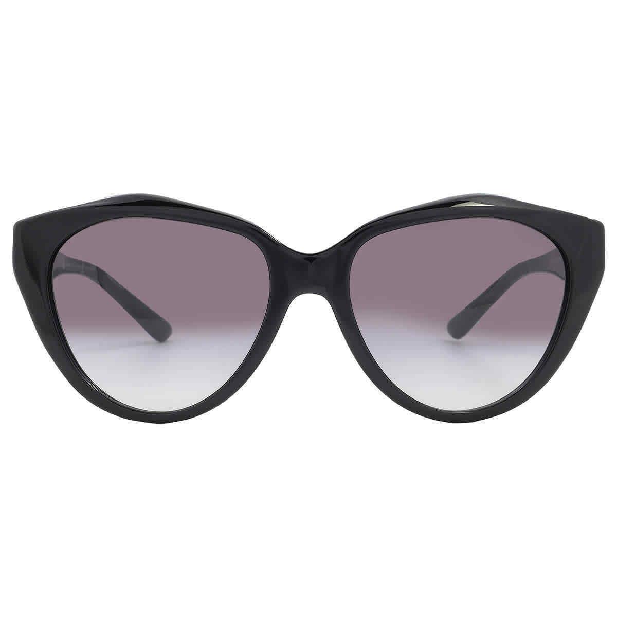 Emporio Armani Gradient Gray Cat Eye Ladies Sunglasses EA4178 58758G 54