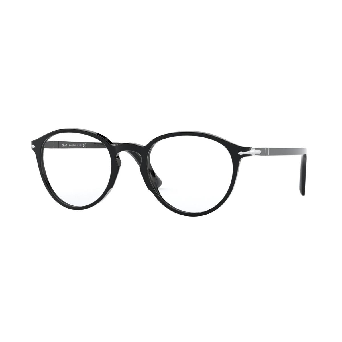 Persol PO3218V 95 Phantos Black Demo Lens 51 mm Unisex Eyeglasses