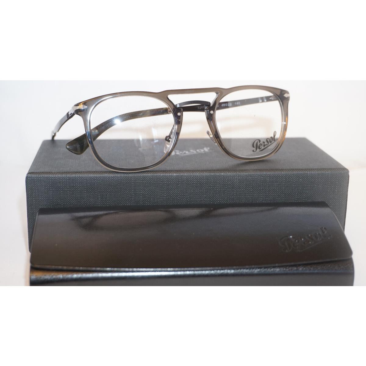 Persol Eyeglasses Opal Smoke Demo Lens PO3265V 1103 48 22 140