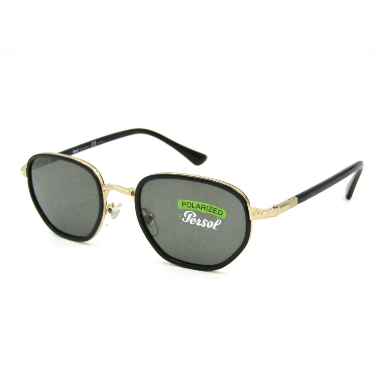 Persol PO 2471-S Polarized Sunglasses 1097/58 Gold - Black / Green ATL84