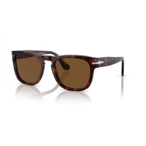 Persol 0PO3247S 24/31 Havana/green Square Men`s Sunglasses