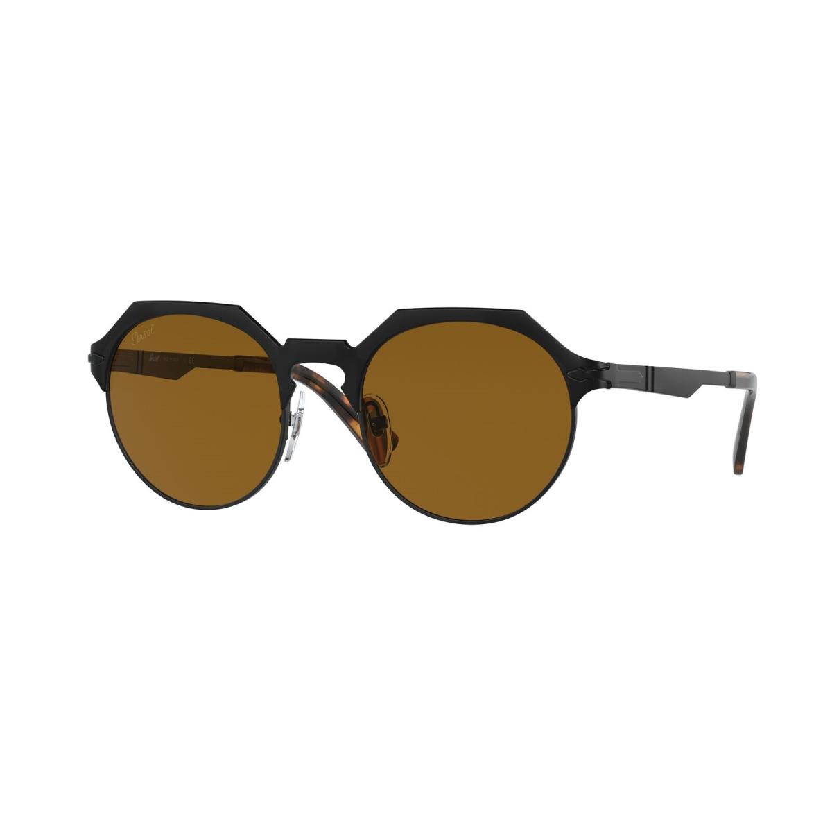 Persol PO2488S 111633 Phantos Black Demishiny Brown 48 mm Unisex Sunglasses