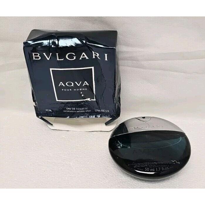 Bvlgari Aqva Pour Homme For Men 50ML 1.7oz Eau de Toilette Spray