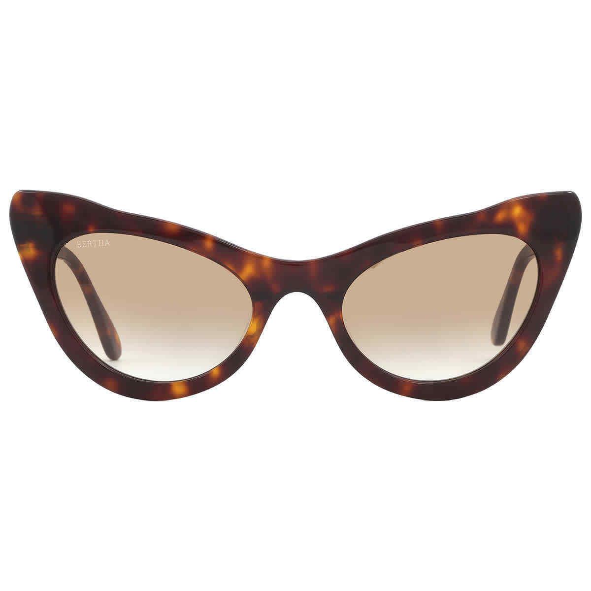 Bertha Ladies Tortoise Cat Eye Sunglasses BRSIT104-2 BRSIT104-2