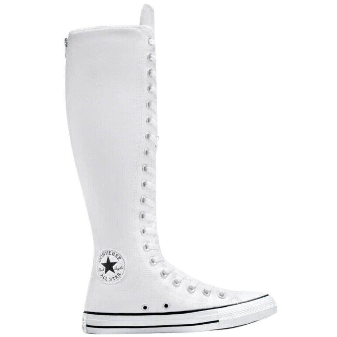 Converse Chuck Taylor All Star Xxhi Women`s Knee-high All Colors Sizes 5-11 White / Natural Ivory / Black