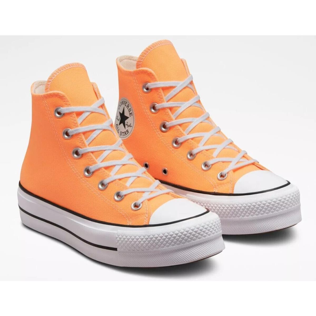 Converse Chuck Taylor All Star Lift Hi A03052F Sneakers Women 6 Peach Beam YZY22