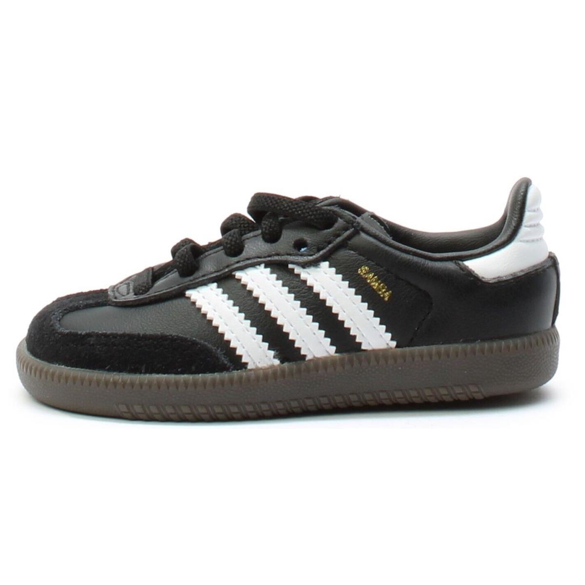 Toddler`s Adidas Samba OG EL I CBlack/FTWWHT/GUM5 IE3680 - CBlack/FTWWHT/GUM5