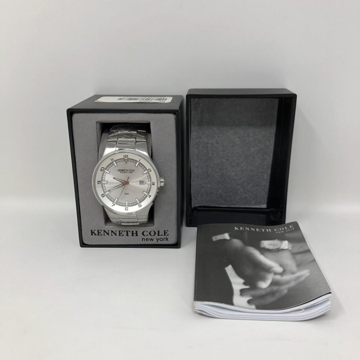 Kenneth Cole Reaction Watch KC3527 Water Resistant and Manual