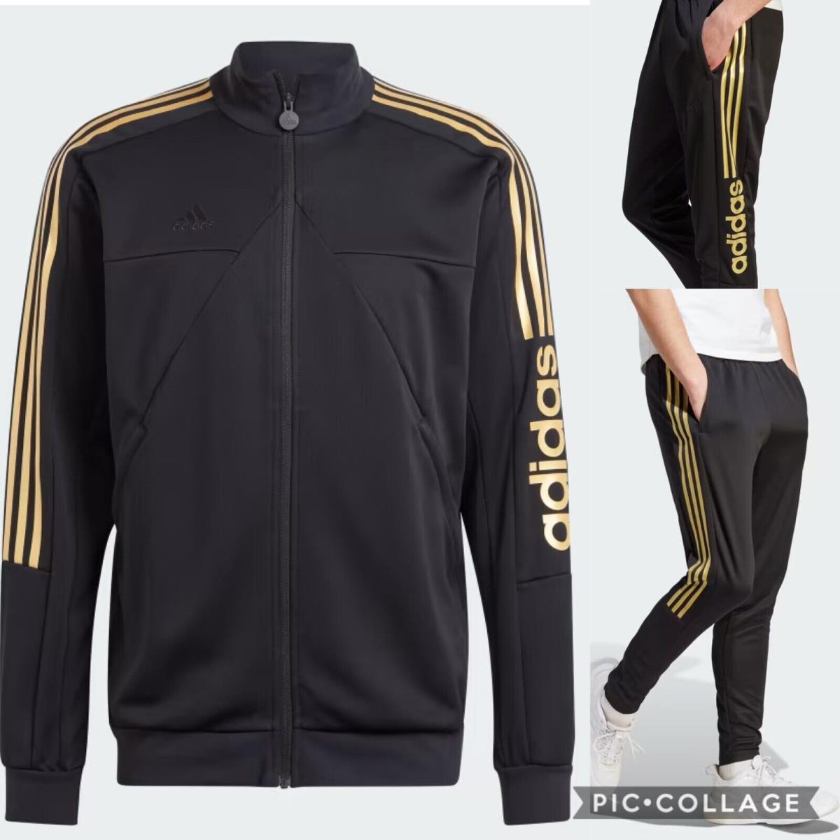 Adidas Men`s Sportswear Aeroready Tiro Wordmark Track Suit Jacket Pant