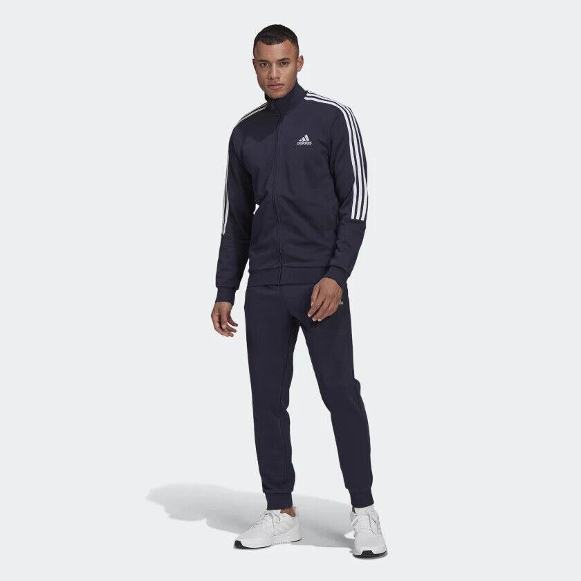 Adidas Men`s Aeroready Essentials 3-Stripes Track Suit Jacket Pant GK9977