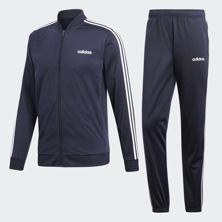 Adidas Men`s 3-Stripes Track Suit Jacket Pant DV2468