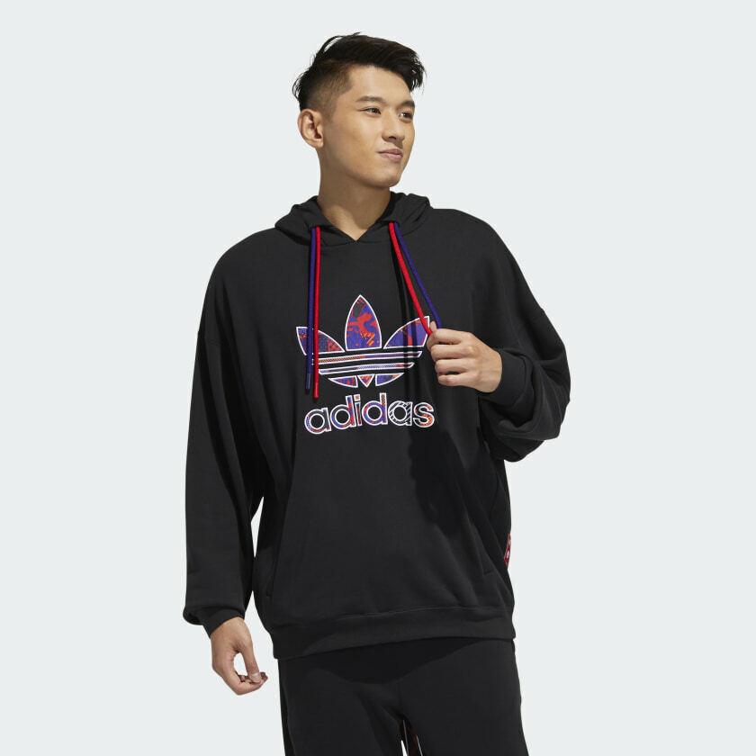 Adidas Originals Men`s Lny Trefoil Pullover Hoodie 2 GP1865