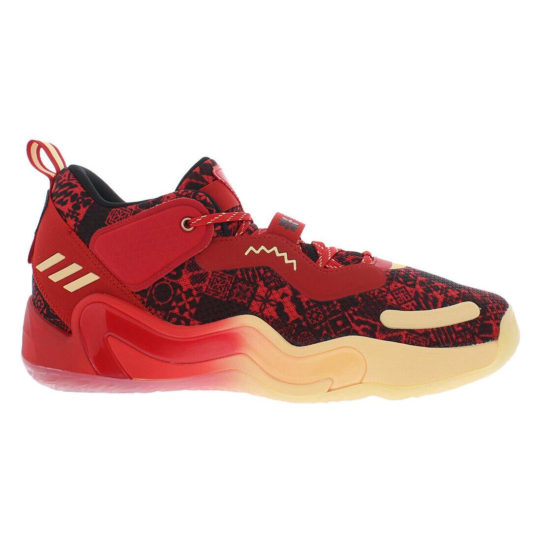 Adidas D.o.n. Issue 3 Gca Unisex Shoes - Red/Black, Main: Red