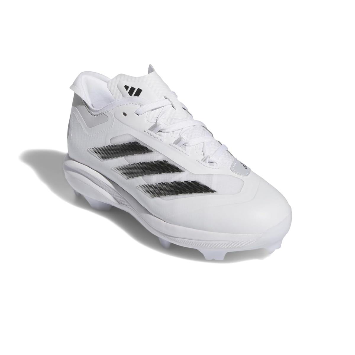 Children Unisex Shoes Adidas Kids Adizero Impact Tpu K Bsb Little Kid/big Kid - Black/White/Team Grey