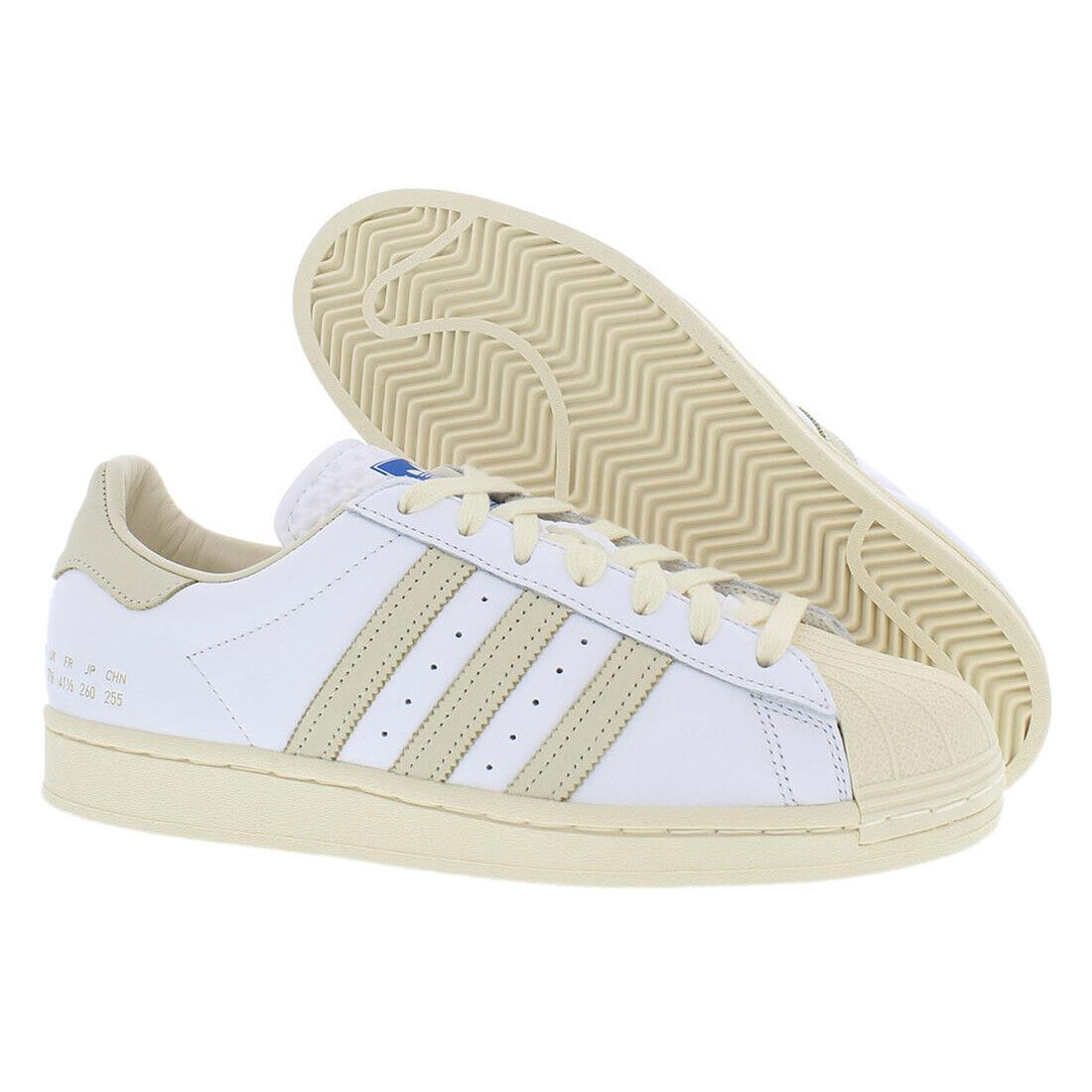 Adidas Originals Superstar Mens Shoes - Footwear White/White/Blue, Main: White