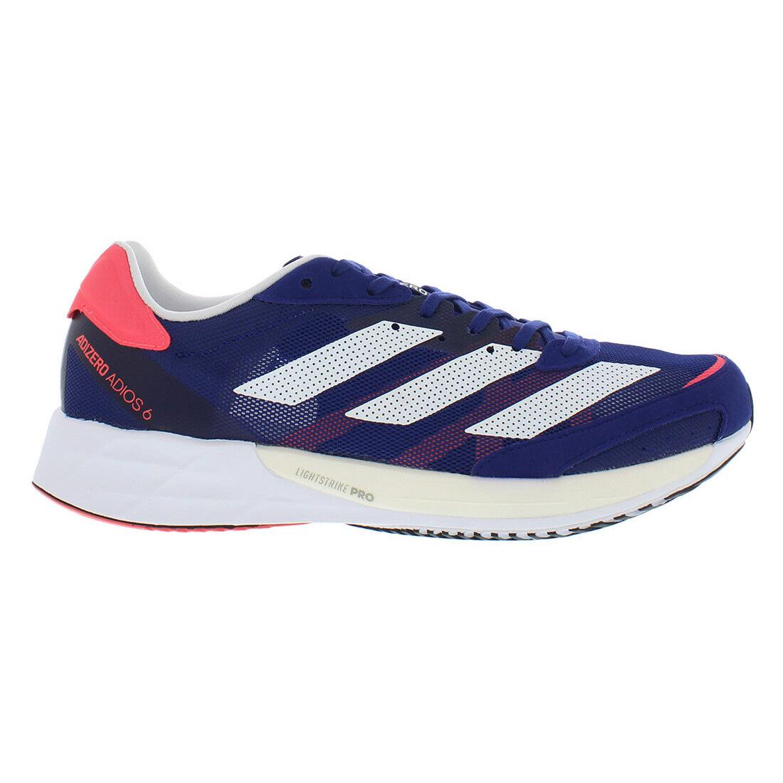 Adidas Adizero Adios 6 Mens Shoes - Blue/Silver, Main: Blue