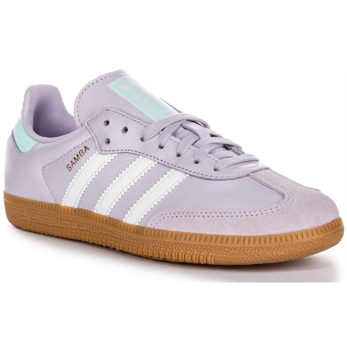 Adidas Samba Og J Womens Sneaker In Lavender Size US 5 - 11