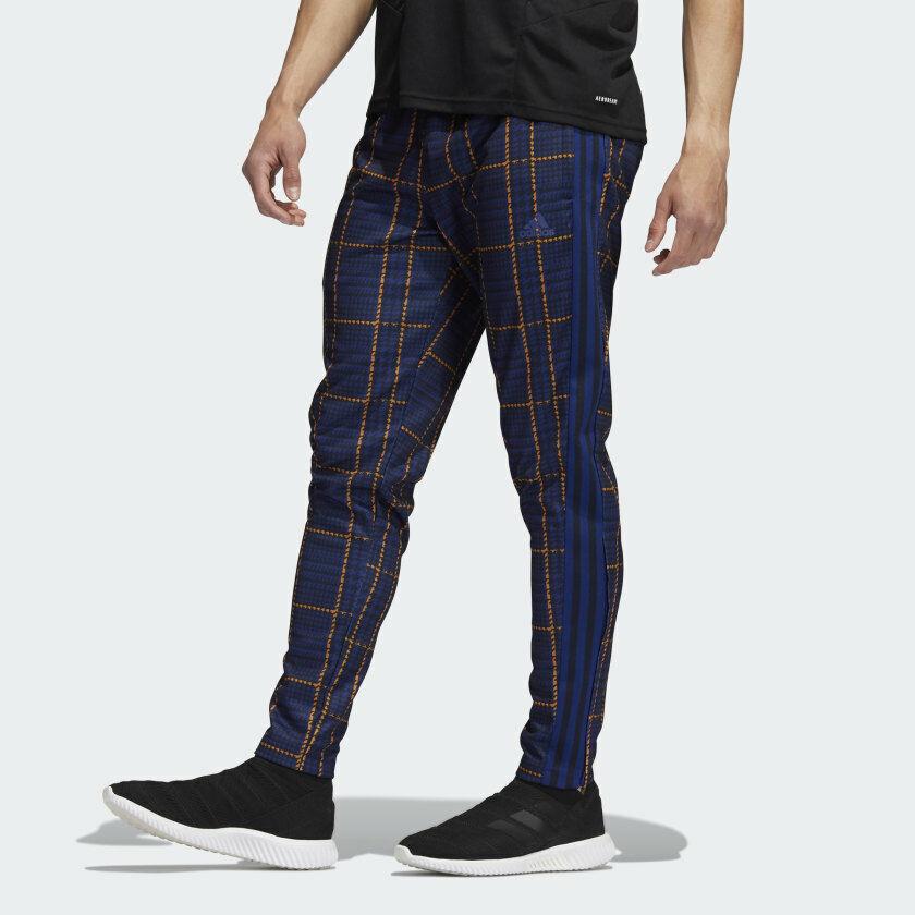 Adidas Men`s Tiro Tartan Plaid Zip Pocket Pants