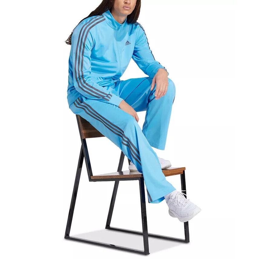 Adidas Men`s Essentials Warm-up 3-Stripes Track Suit Jacket Pant