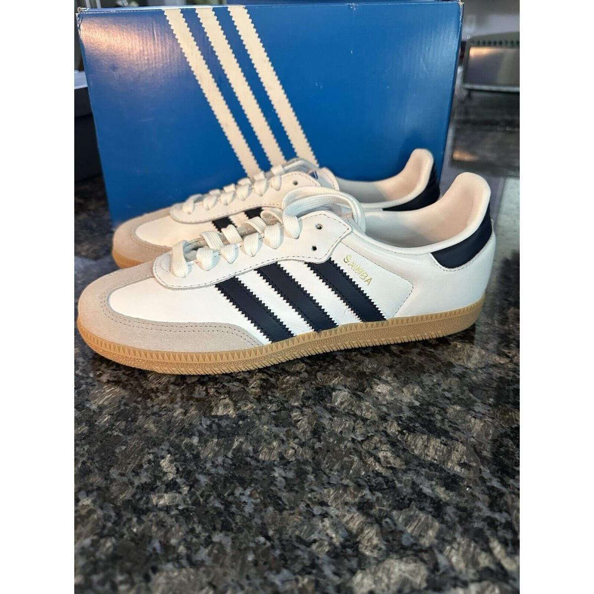 Adidas Samba OG White Night Indigo Gum IF3814. Sizes 7.5 10.5 Men s