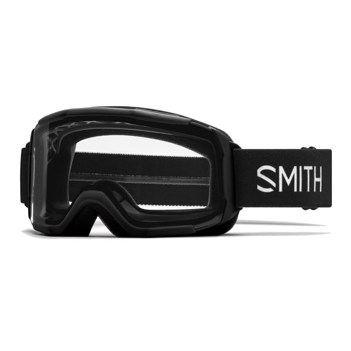 Smith Daredevil Kid`s Snow Goggles Black Frame Clear Lens